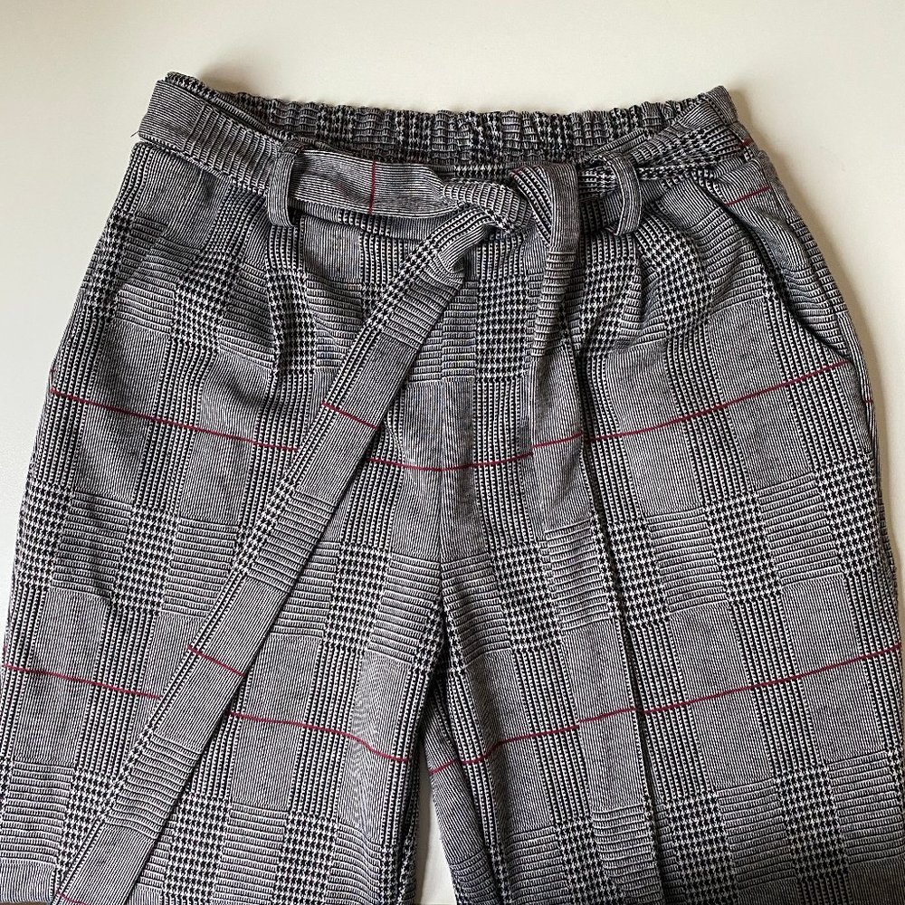 Plaid Trousers - Pants